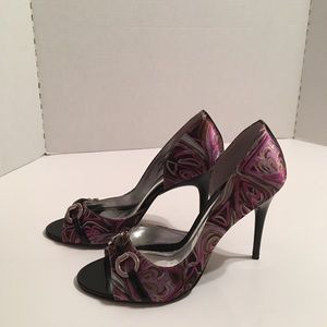 Carlos Santana Peep Toe Heels